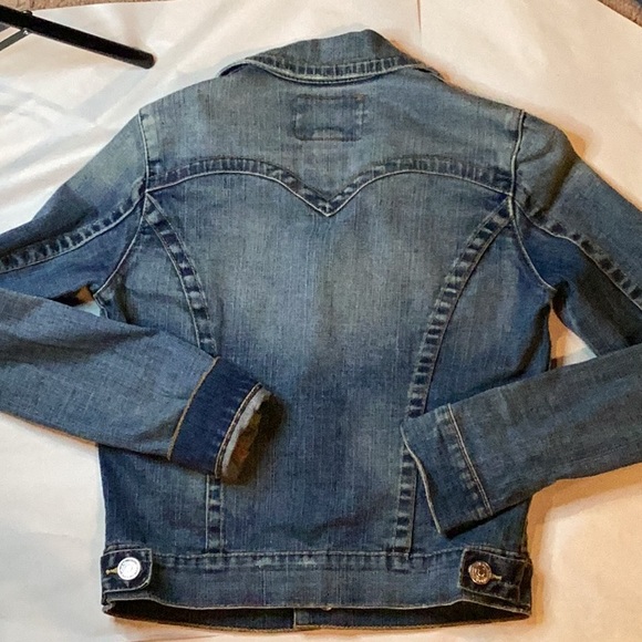 TRUE RELIGION Emily Fitted Denim Jean Jacket SZ.M - Picture 8 of 8